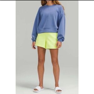lululemon athletica softstreme cropper sweatshirt